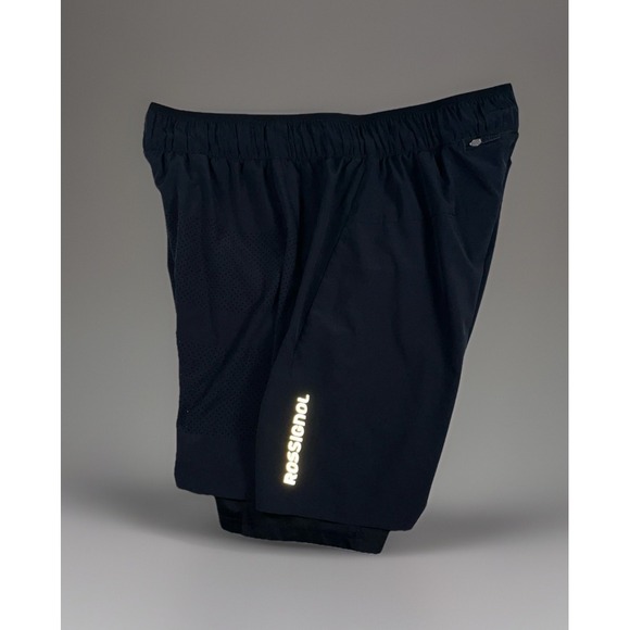 Rossignol Running Shorts Men's L Lined Ultra Breathable Reflective Athletic Gym - Picture 1 of 11